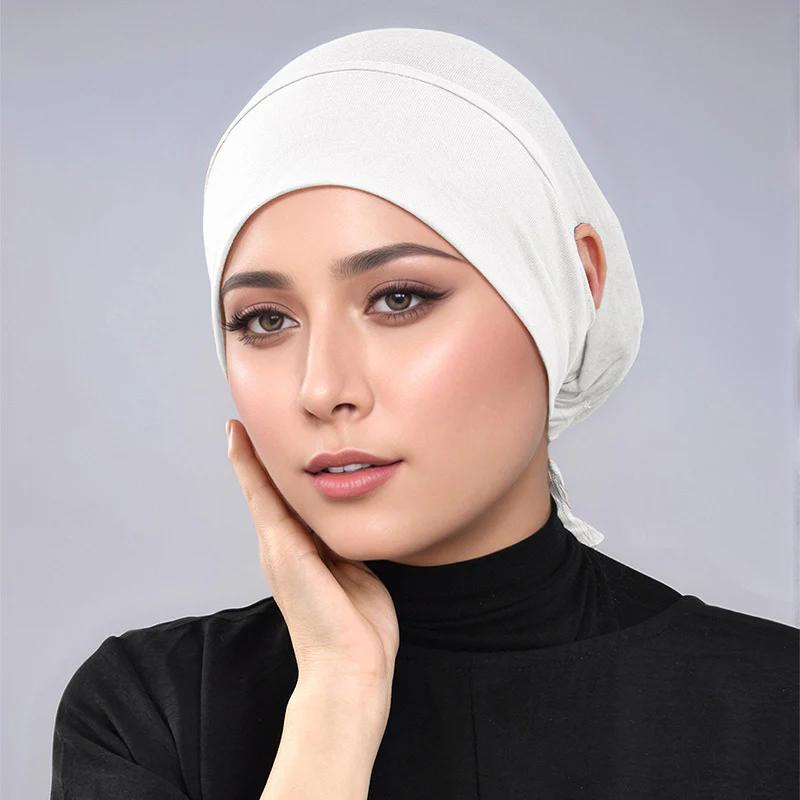 Modal Tie-Back Under Cap with Ear Openings(MH204) - Image 4