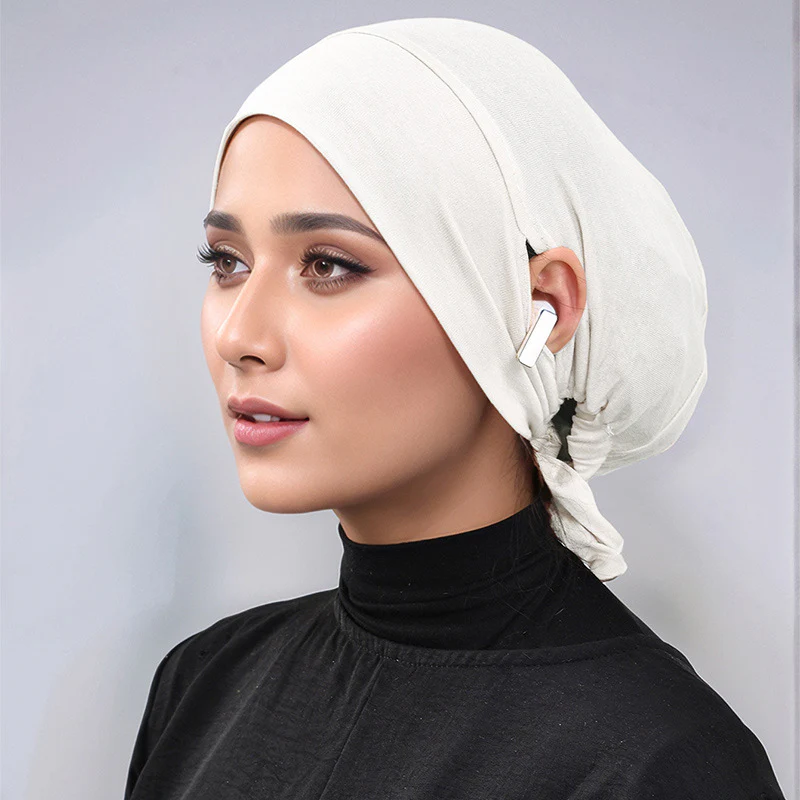 Modal Tie-Back Under Cap with Ear Openings(MH204) - Image 5