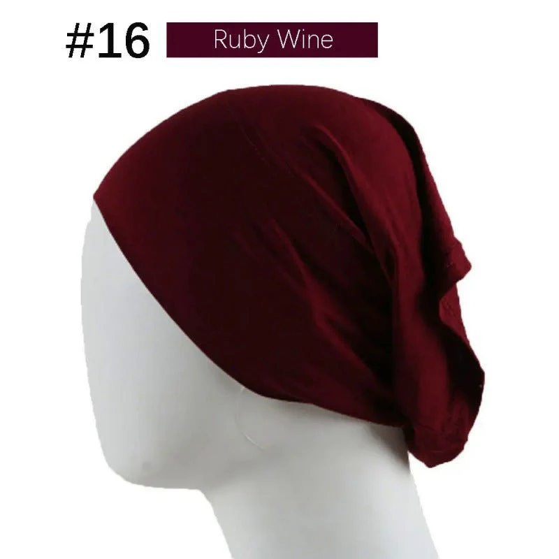 Modal Under Cap Hijab | Stretchy Tube Bonnet(MH198) - Image 22