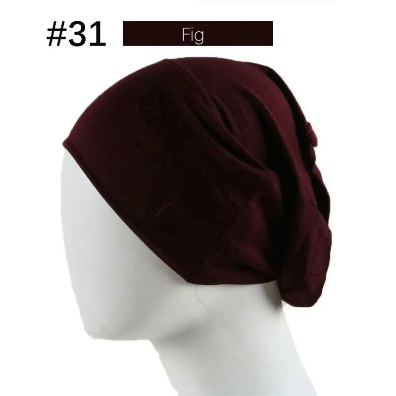 Modal Under Cap Hijab | Stretchy Tube Bonnet(MH198) - Image 37