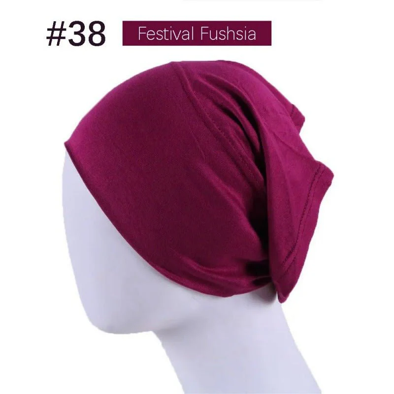 Modal Under Cap Hijab | Stretchy Tube Bonnet(MH198) - Image 43
