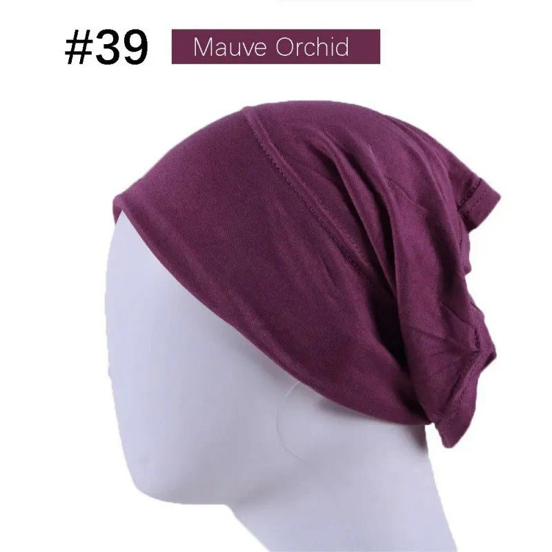 Modal Under Cap Hijab | Stretchy Tube Bonnet(MH198) - Image 44