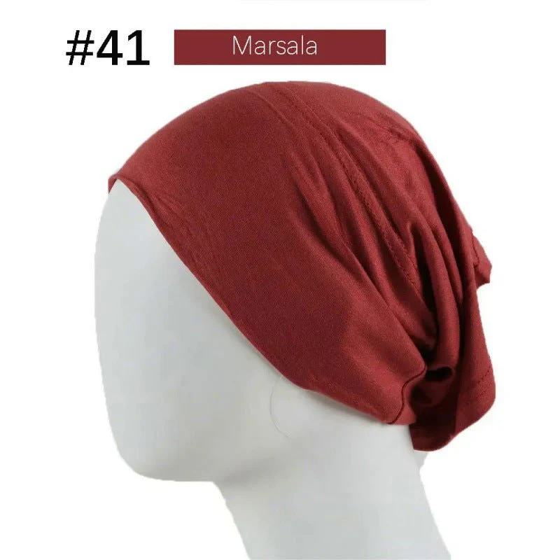 Modal Under Cap Hijab | Stretchy Tube Bonnet(MH198) - Image 46