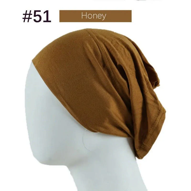 Modal Under Cap Hijab | Stretchy Tube Bonnet(MH198) - Image 55