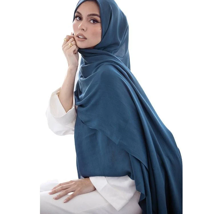 Modern Soft Breathable Hijab | Solid Color Versatile Hijab (MH188) - Image 3