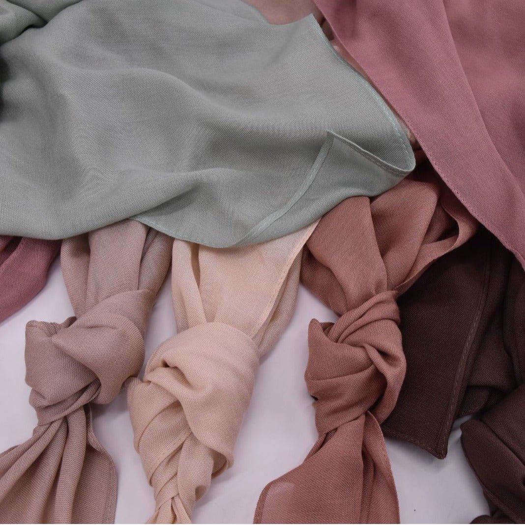 Modern Soft Breathable Hijab | Solid Color Versatile Hijab (MH188) - Image 5