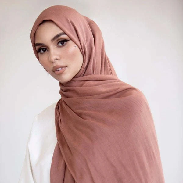 Modern Soft Breathable Hijab | Solid Color Versatile Hijab (MH188) - Image 7