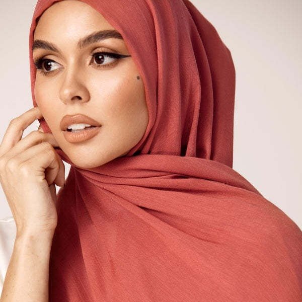 Modern Soft Breathable Hijab | Solid Color Versatile Hijab (MH188) - Image 8