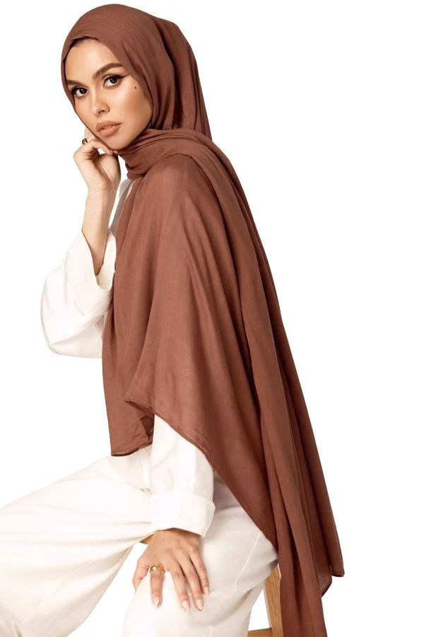Modern Soft Breathable Hijab | Solid Color Versatile Hijab (MH188) - Image 9