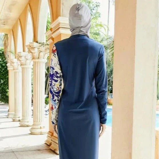 Modest Burkini Swimwear, Modest Swimwear for Muslim Women, Burkini With Hijab (MB018) - Image 3
