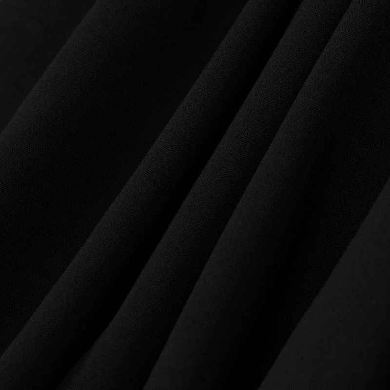 Modest Cardigan Black Robe Beaded Cuff Abaya with Layered Sleeves Elegant Design(MOA136) - Image 8