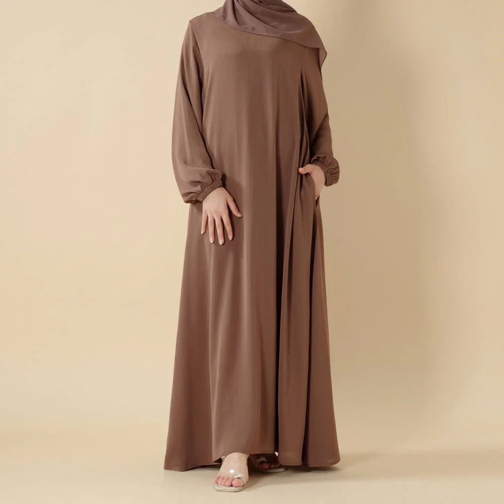 Modest Luxury Premium Nida Abaya | Zoom Umbrella Cut Summer Abaya (MA233) - Image 10