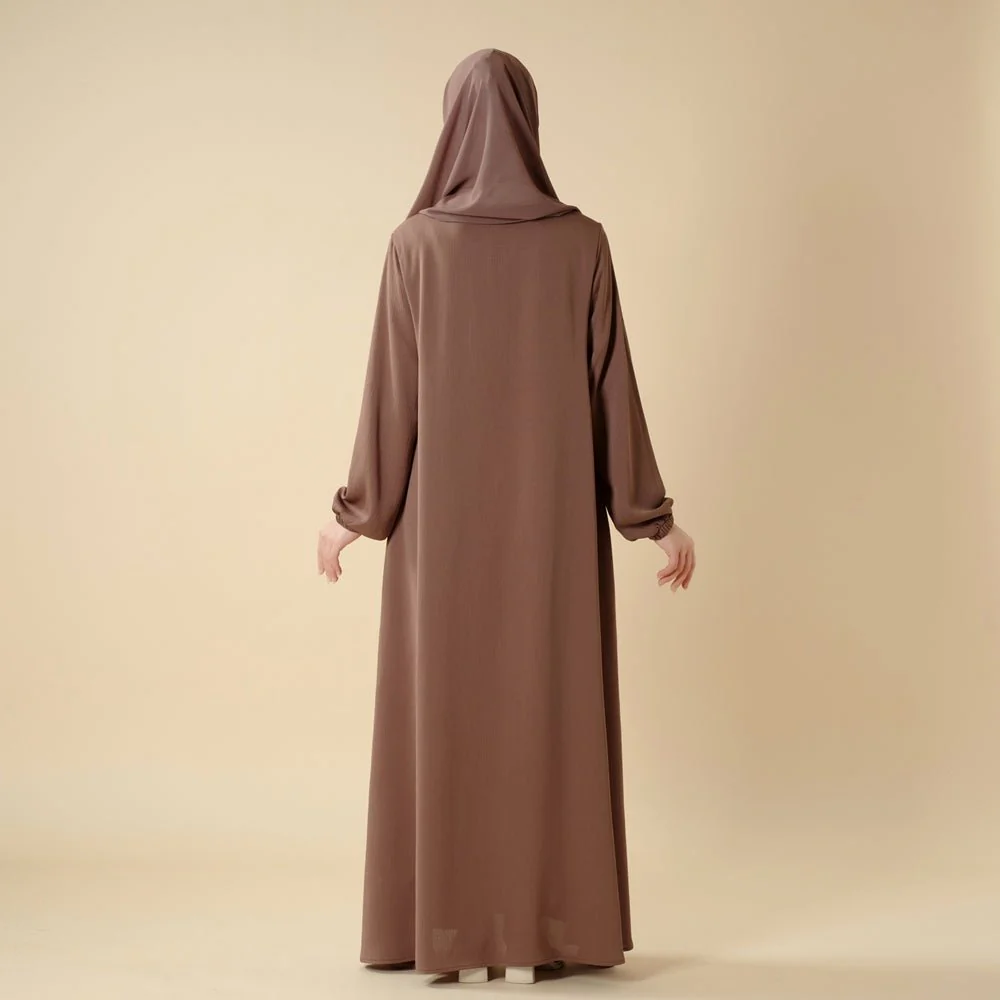 Modest Luxury Premium Nida Abaya | Zoom Umbrella Cut Summer Abaya (MA233) - Image 11