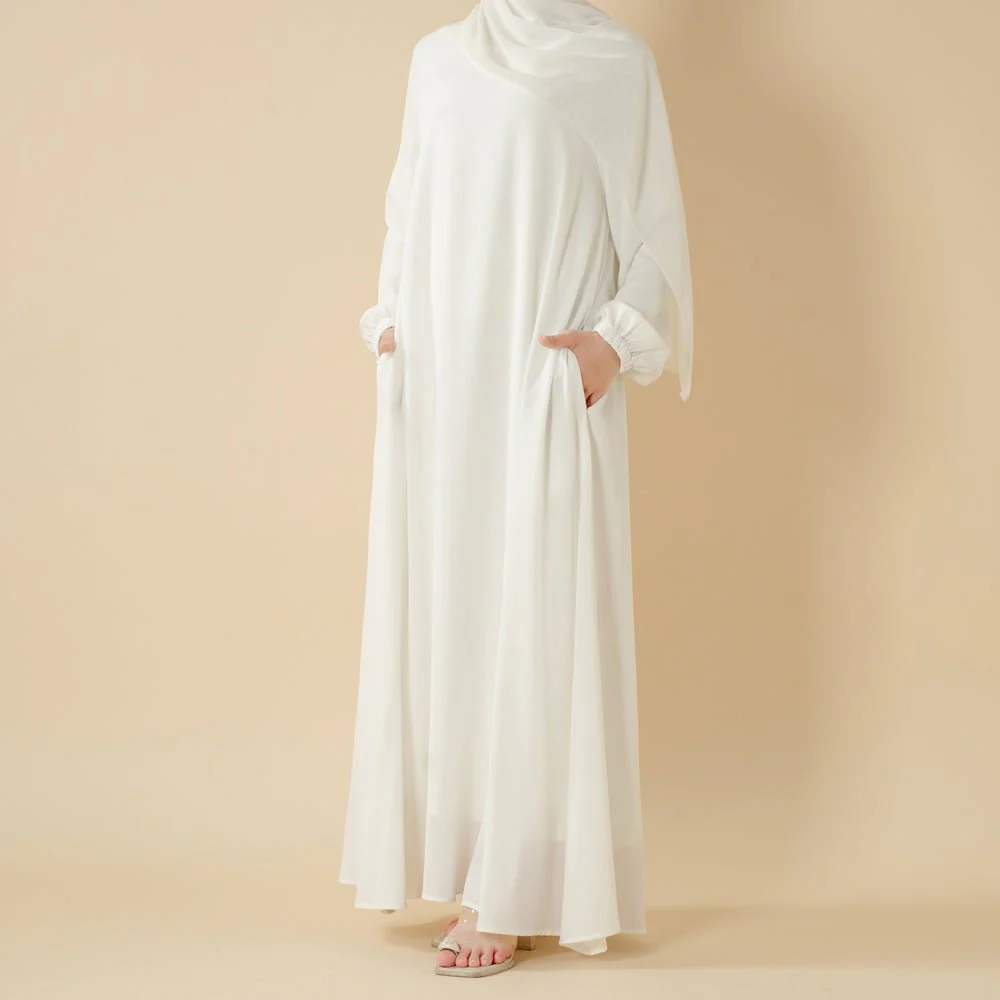 Modest Luxury Premium Nida Abaya | Zoom Umbrella Cut Summer Abaya (MA233) - Image 13
