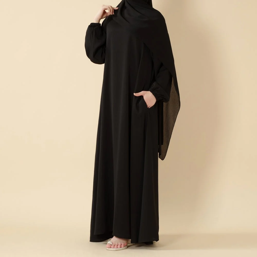 Modest Luxury Premium Nida Abaya | Zoom Umbrella Cut Summer Abaya (MA233) - Image 14