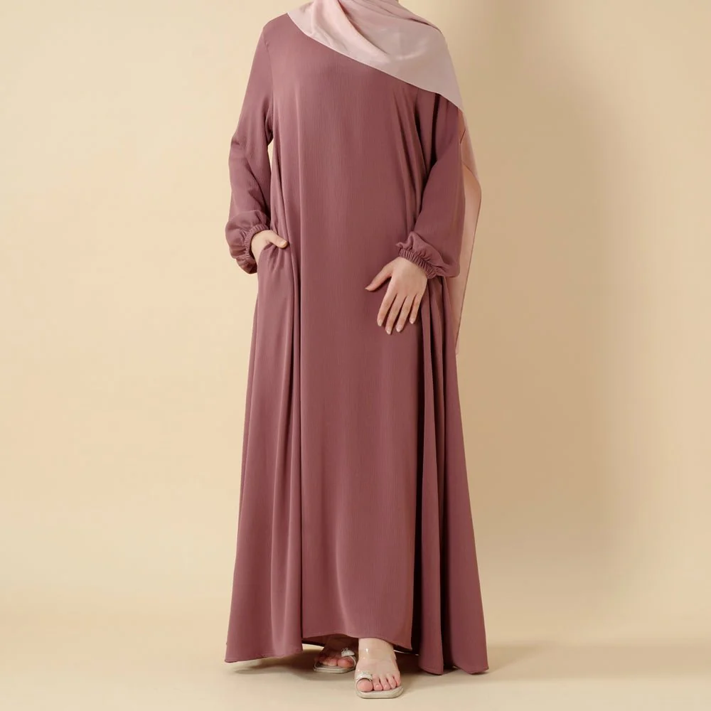 Modest Luxury Premium Nida Abaya | Zoom Umbrella Cut Summer Abaya (MA233) - Image 4