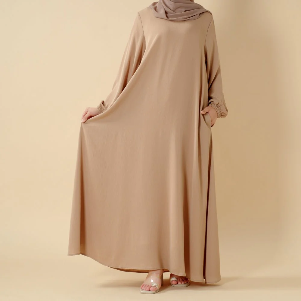 Modest Luxury Premium Nida Abaya | Zoom Umbrella Cut Summer Abaya (MA233) - Image 5