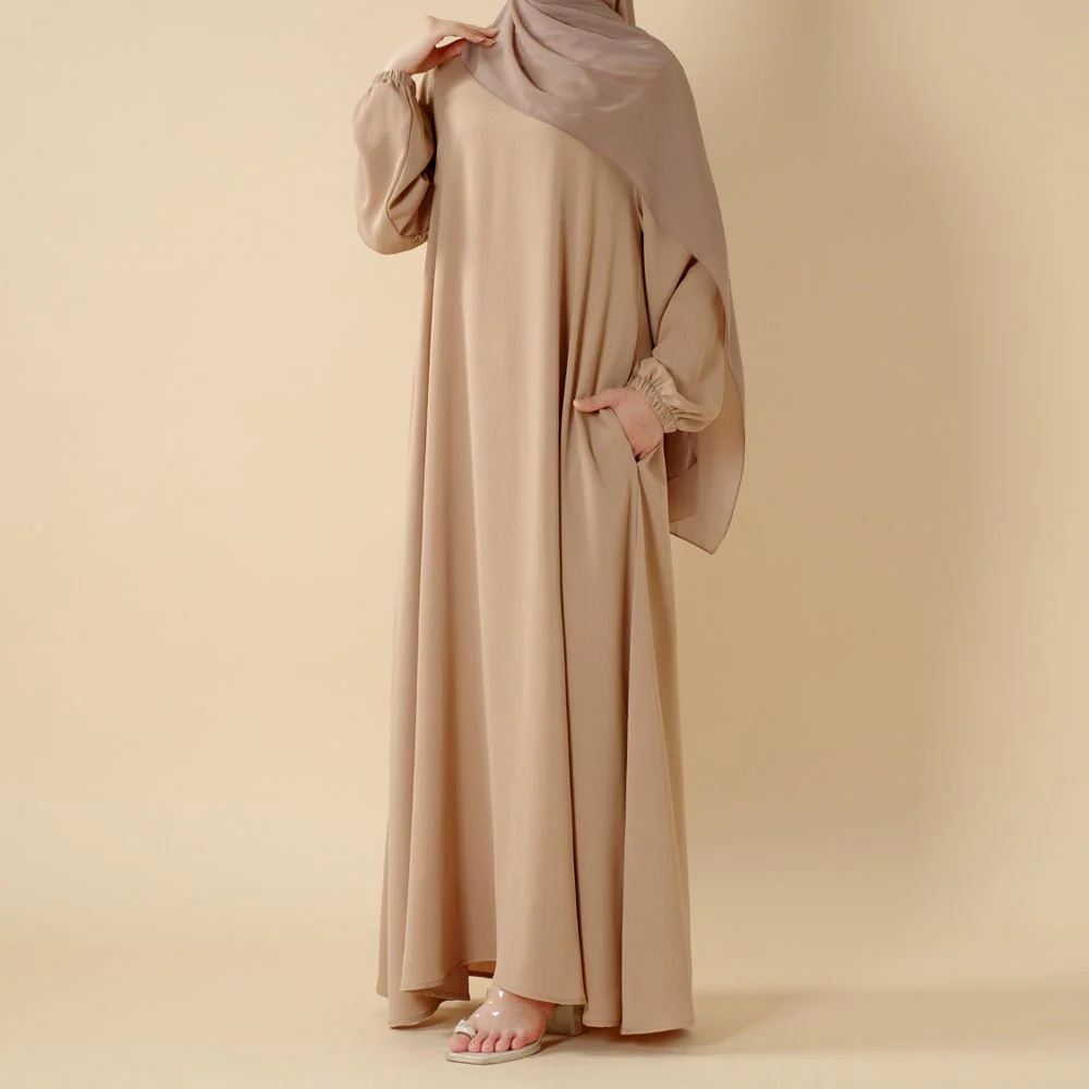 Modest Luxury Premium Nida Abaya | Zoom Umbrella Cut Summer Abaya (MA233) - Image 6
