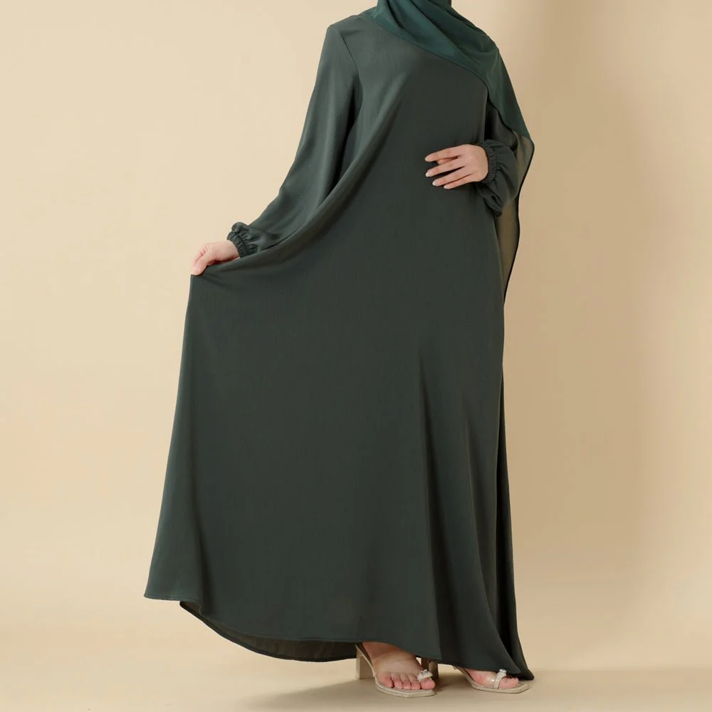 Modest Luxury Premium Nida Abaya | Zoom Umbrella Cut Summer Abaya (MA233) - Image 7