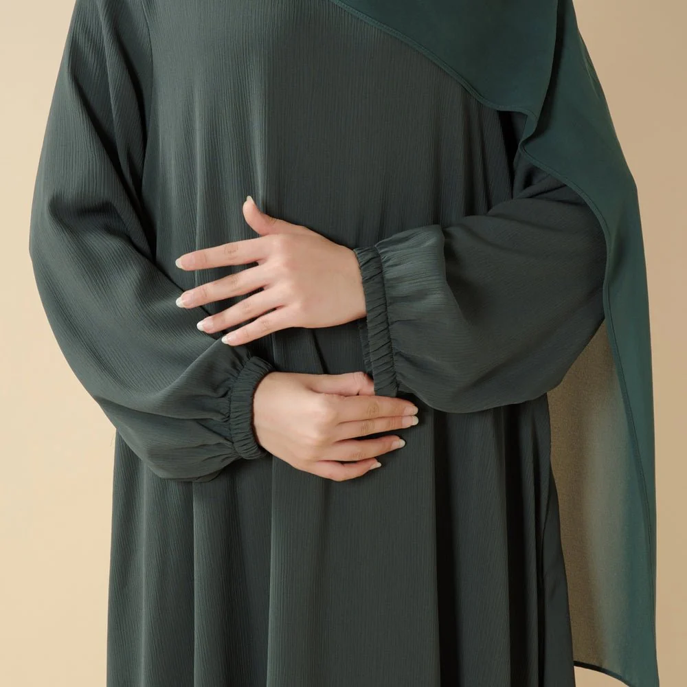 Modest Luxury Premium Nida Abaya | Zoom Umbrella Cut Summer Abaya (MA233) - Image 9