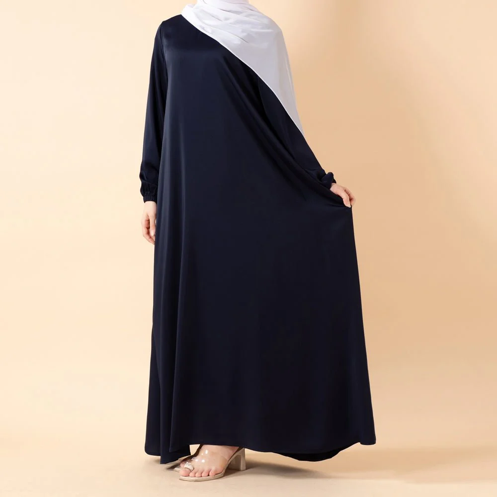 Modest Luxury Premium Satin Abaya | Umbrella Cut A-Line Abaya with Pockets (MA311) - Image 20