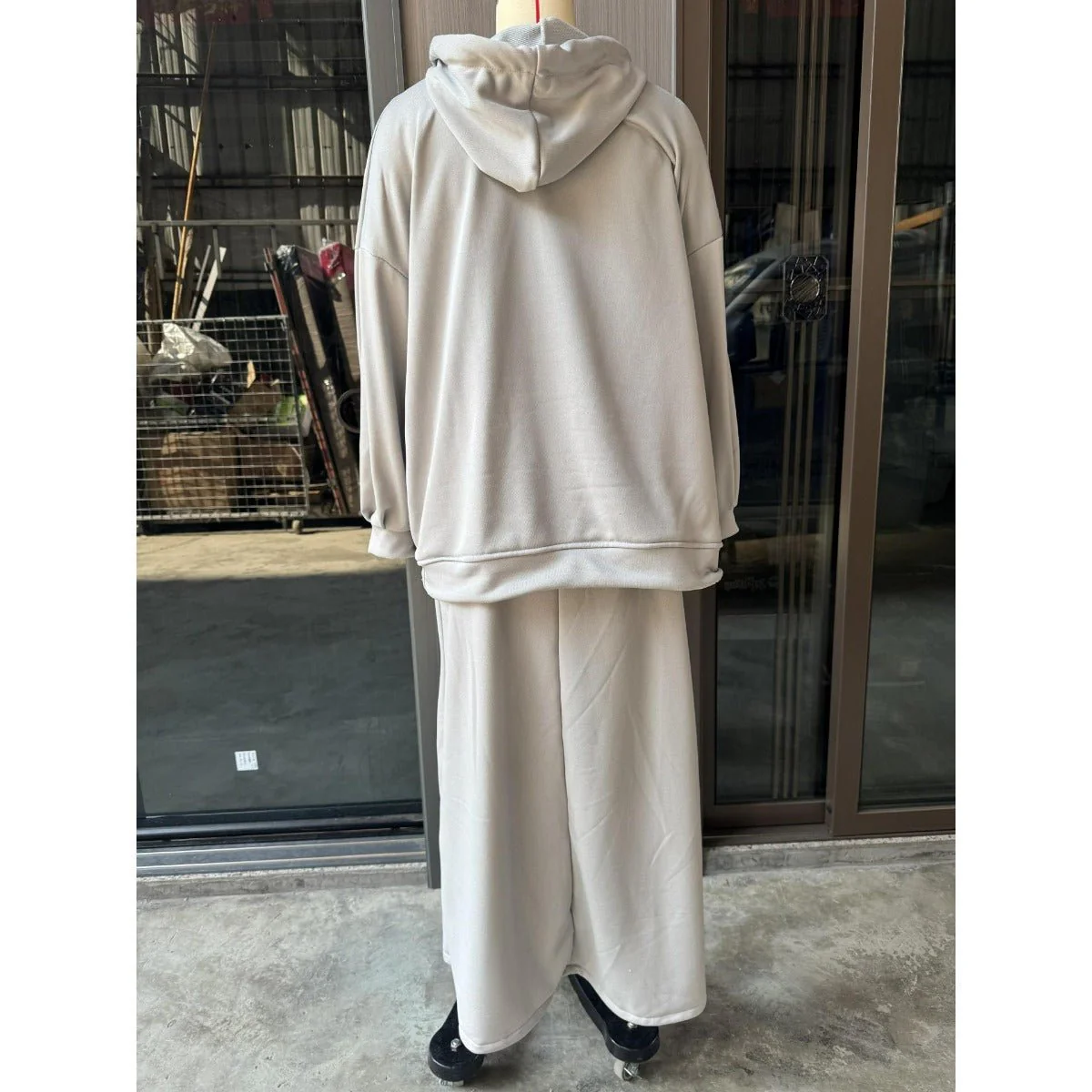Modest Muslim Casual Wear Hooded Set | Long Sleeve Jacket & Maxi Skirt (MS095) - Image 16
