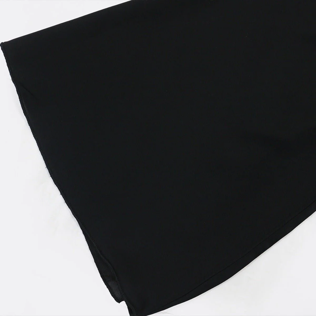 Modest Muslim Loose Fit Black Diamond Embellished V-Neck Abaya Dress(MOA208) - Image 13