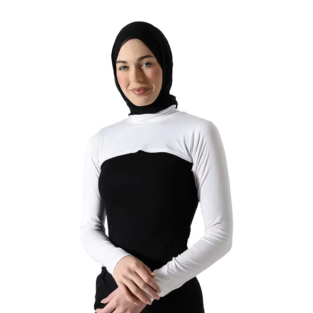 Modest Shoulder-Cover Base Layer Versatile Sleeveless Inner Top with Attached Sleeves | One Size (MAC409) - Image 6