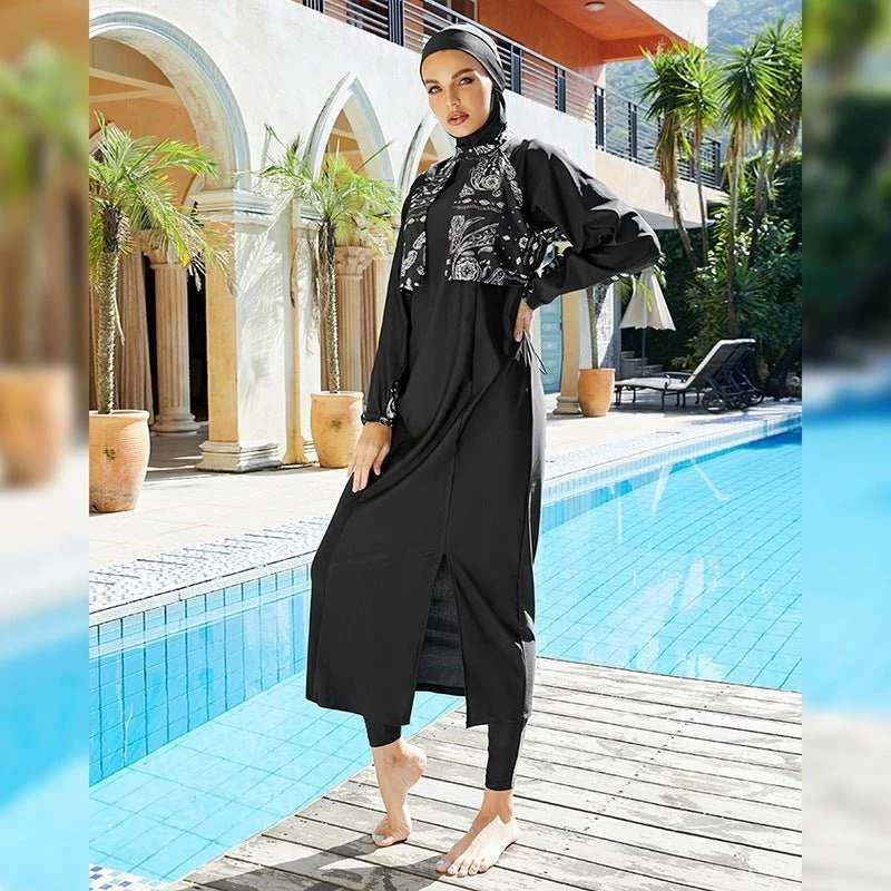 Modest Swimwear Full Coverage, Modest Swimwear Hijab (MB019) - Image 3