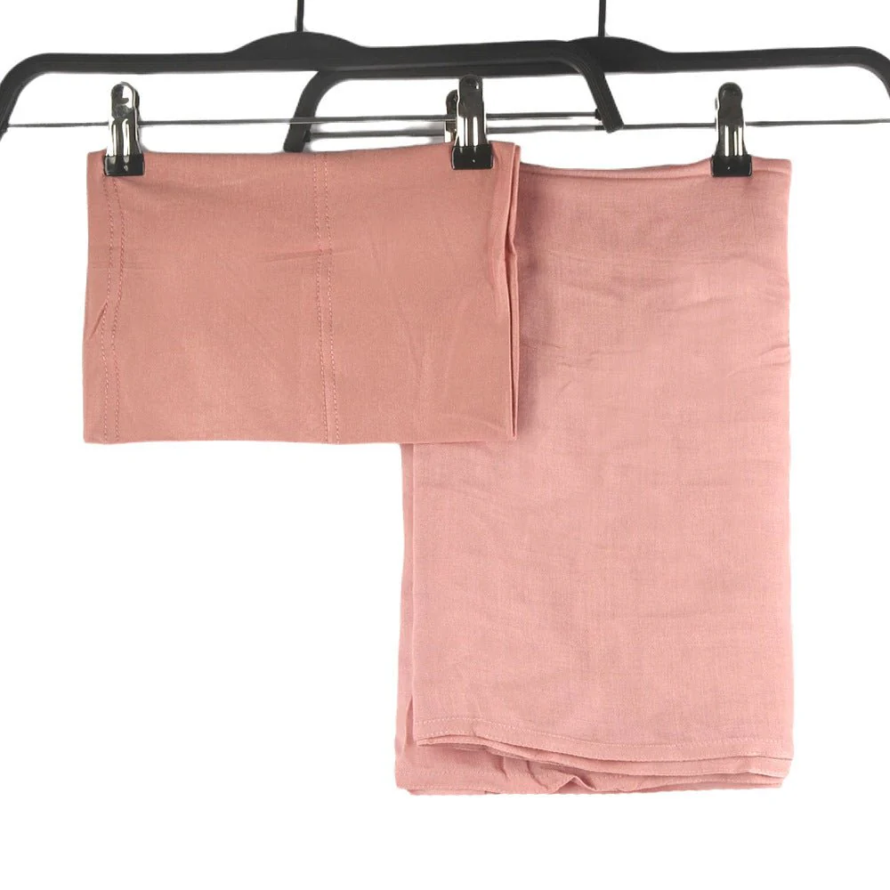 Modesty Pure Color Hijab & Undercap 2-Piece Set (MH174) - Image 13