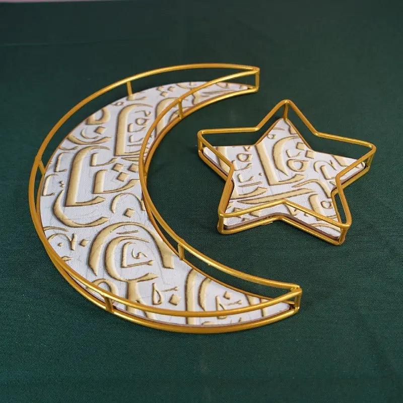 MR029 Ramadan Tray, Iron Festive Moon Tray - Image 10