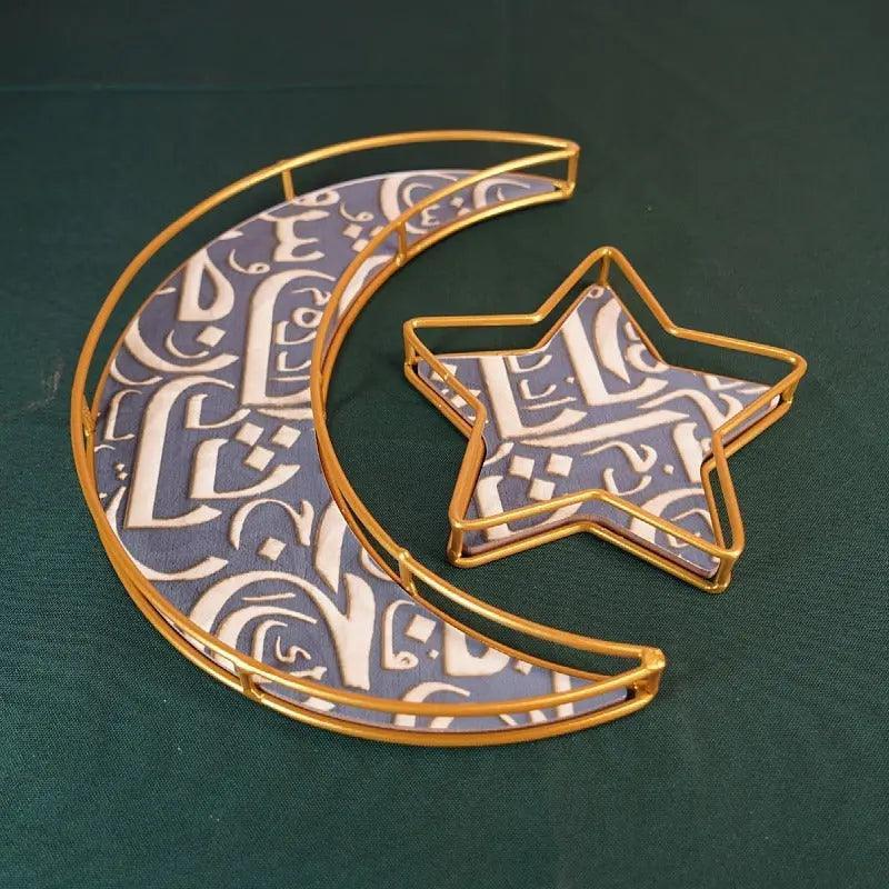 MR029 Ramadan Tray, Iron Festive Moon Tray - Image 11