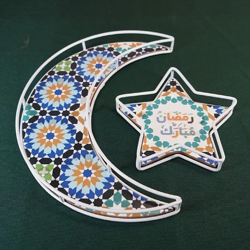 MR029 Ramadan Tray, Iron Festive Moon Tray - Image 7