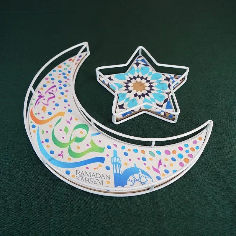 MR029 Ramadan Tray, Iron Festive Moon Tray - Image 8