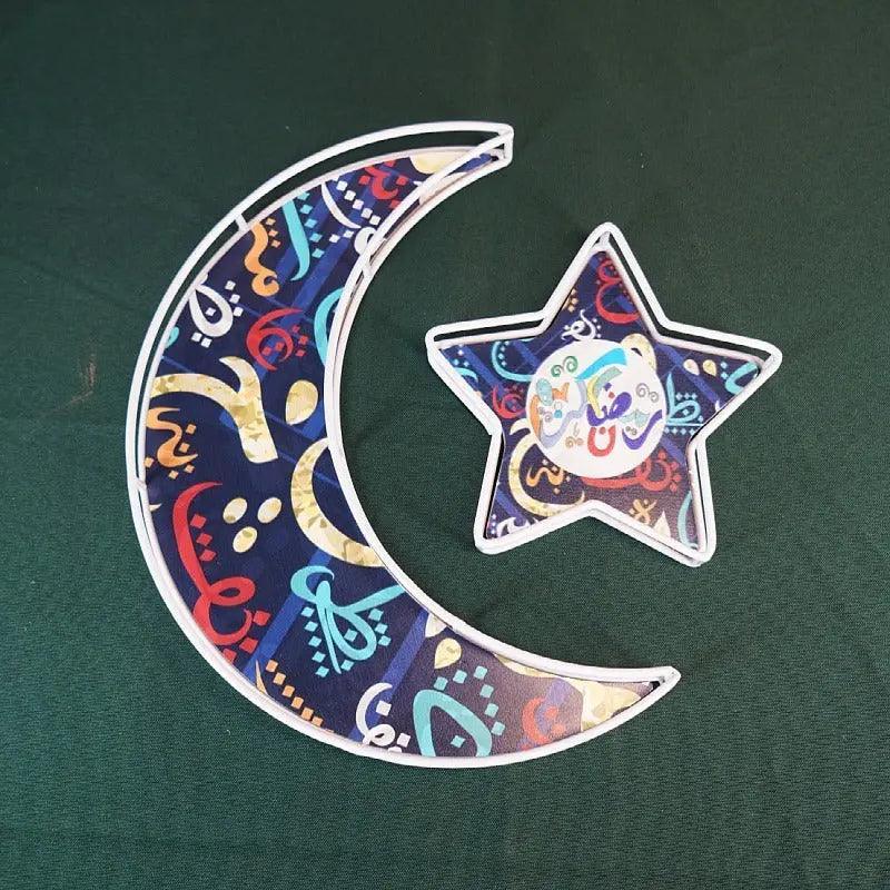 MR029 Ramadan Tray, Iron Festive Moon Tray - Image 9