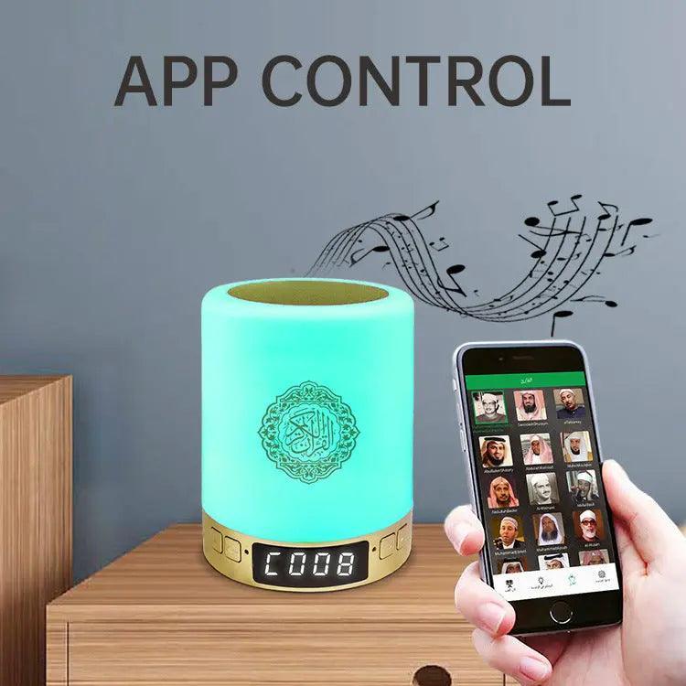 MR031 Bluetooth Quran Speaker Lamp SQ122, Nightlight Smart App Controls Player - Image 2