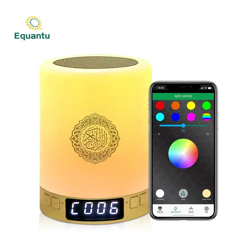 MR031 Bluetooth Quran Speaker Lamp SQ122, Nightlight Smart App Controls Player - Image 4