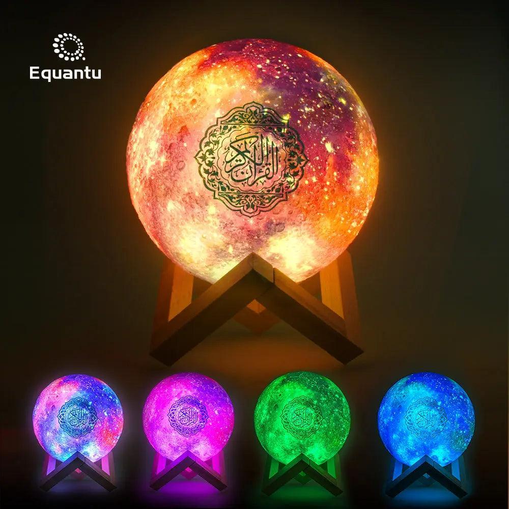MR033 Color Moon Light Bluetooth Quran Speaker, QB512 Smart App Control Night Light - Image 5