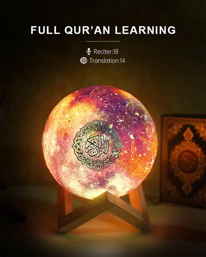MR033 Color Moon Light Bluetooth Quran Speaker, QB512 Smart App Control Night Light - Image 7