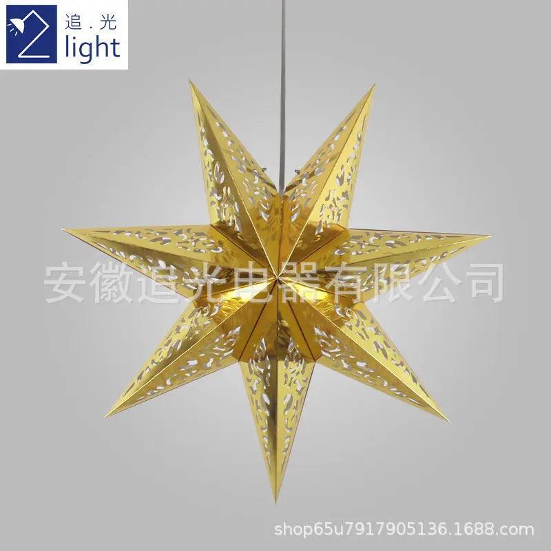 MR035 Hollow Star Hanging, Eid Mubarak Christmas Ramadan Decoration - Image 11