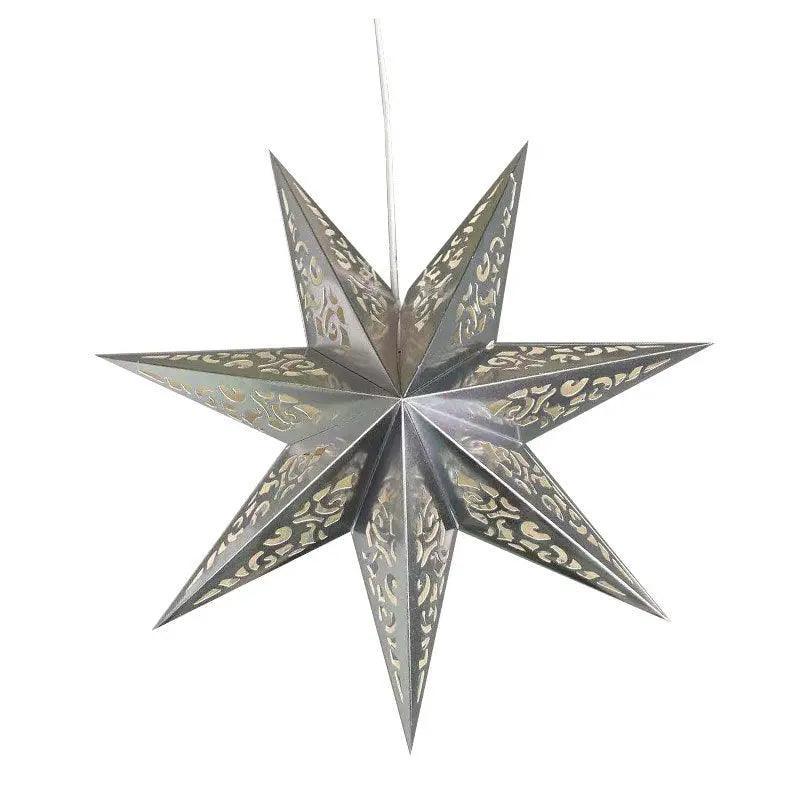MR035 Hollow Star Hanging, Eid Mubarak Christmas Ramadan Decoration - Image 12