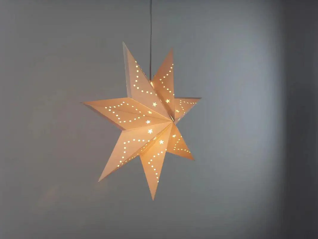 MR035 Hollow Star Hanging, Eid Mubarak Christmas Ramadan Decoration - Image 5