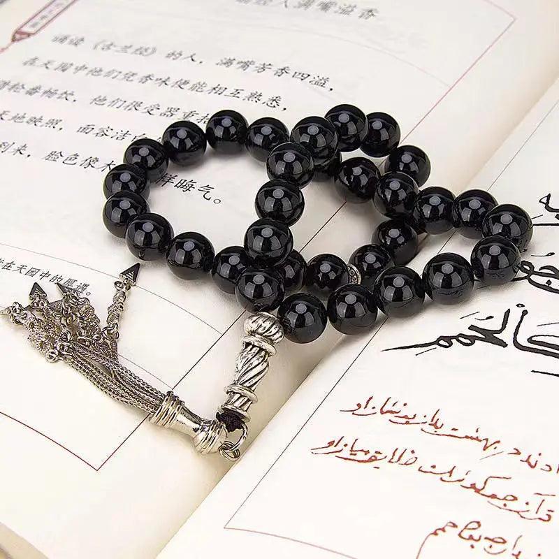 MR051 Agate Tasbeeh - Natural Crystal Prayer Beads for Tasbeeh - Image 2