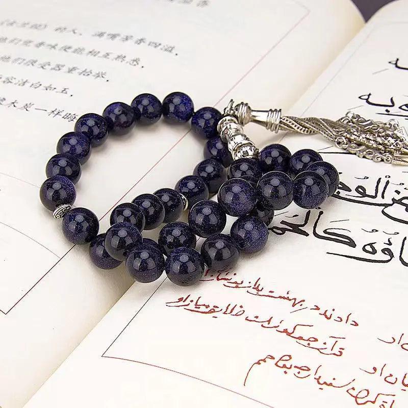 MR051 Agate Tasbeeh - Natural Crystal Prayer Beads for Tasbeeh - Image 3