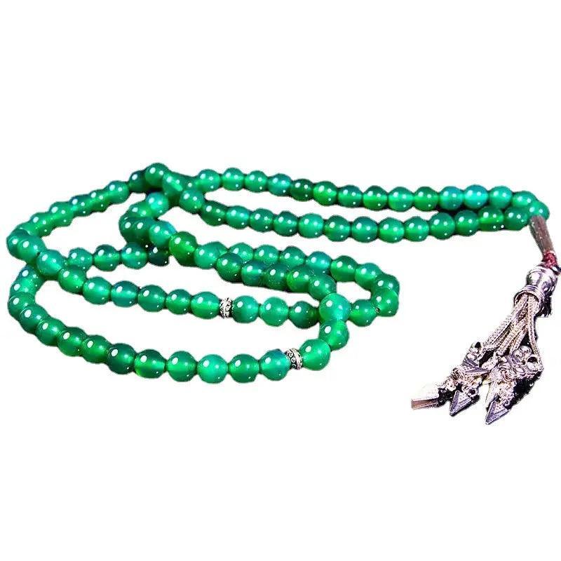 MR051 Agate Tasbeeh - Natural Crystal Prayer Beads for Tasbeeh - Image 7