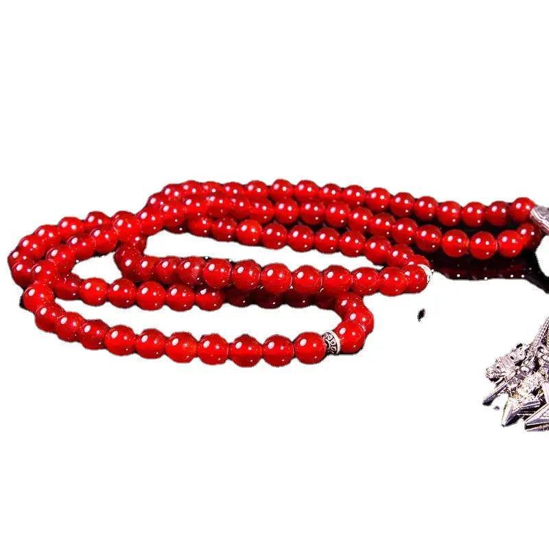 MR051 Agate Tasbeeh - Natural Crystal Prayer Beads for Tasbeeh - Image 9