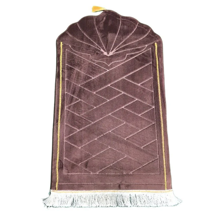 MR053 Thickened Embossed Flannel Prayer Mat - Image 13