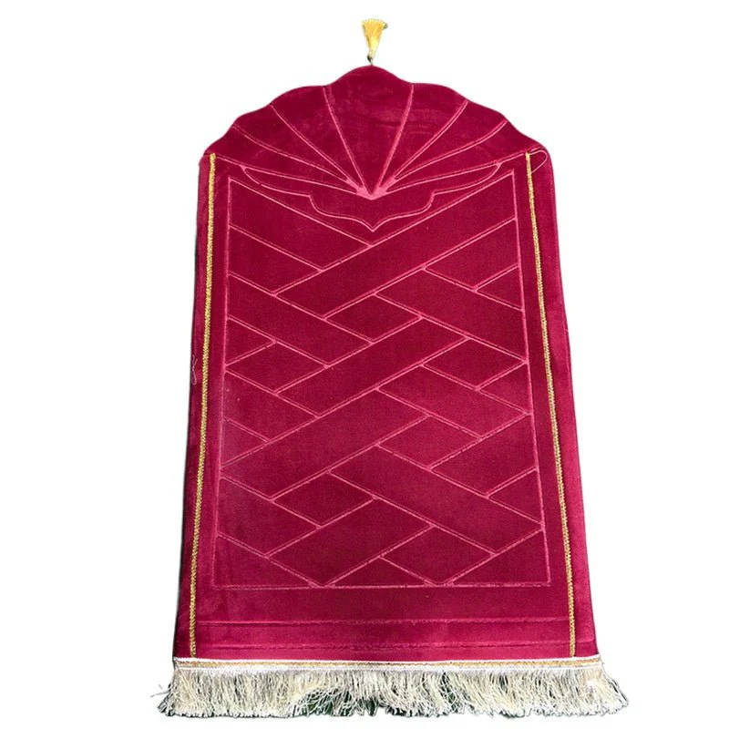 MR053 Thickened Embossed Flannel Prayer Mat - Image 14