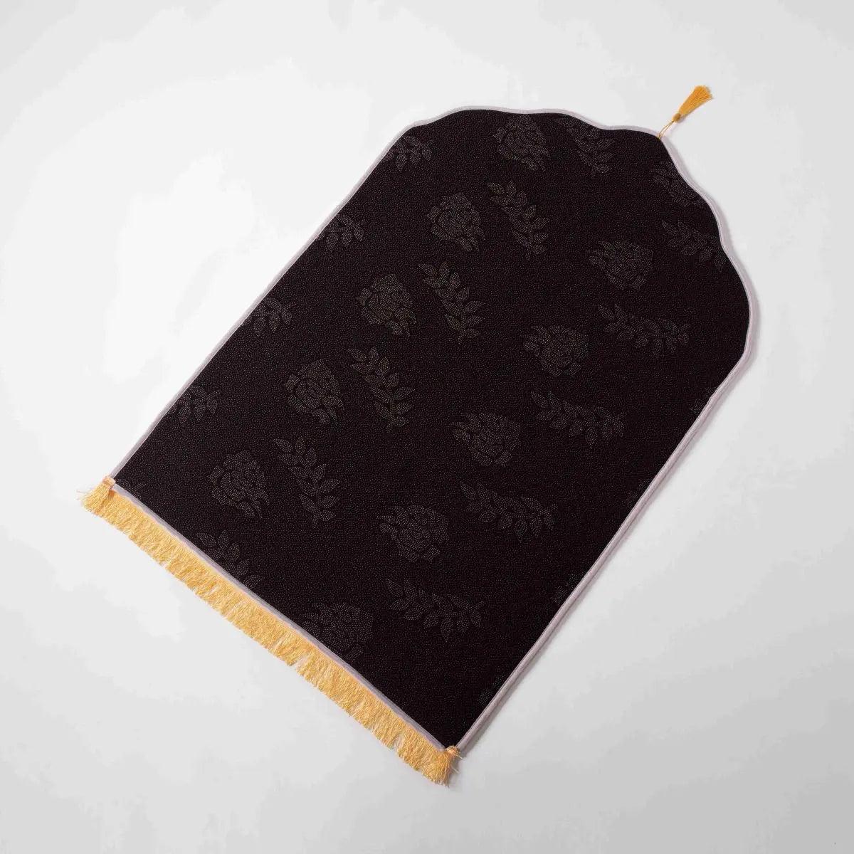 MR054 Thickened Sponge Printed Flannel Tassel Prayer Mat - Image 7