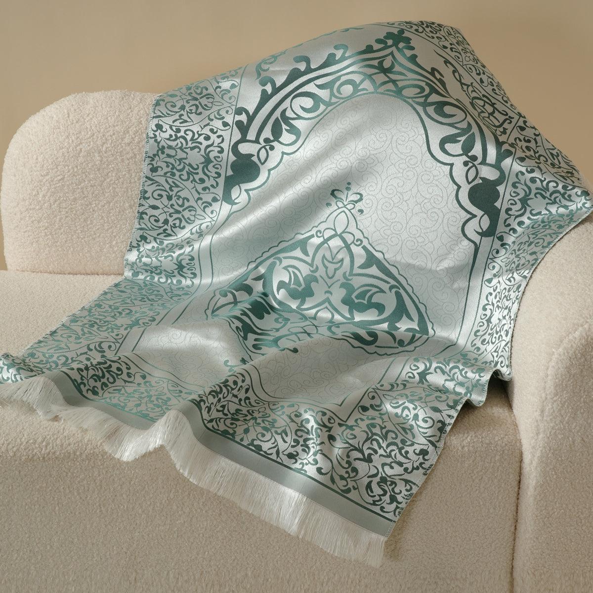 New Luxury Prayer Mat and Tasbeeh Set (MR056) - Image 11